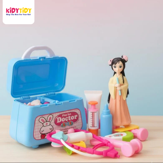 Doctor Play Set with Doll – Kids Medical Toy Kit