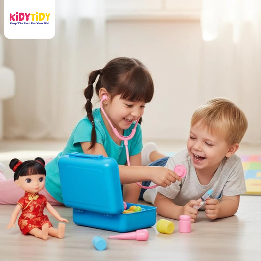 Doctor Play Set with Doll – Kids Medical Toy Kit