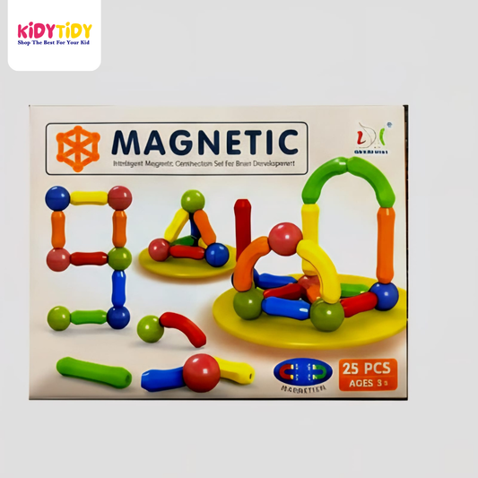 Magnetic Building Sticks – 25 Pcs Educational Construction Set