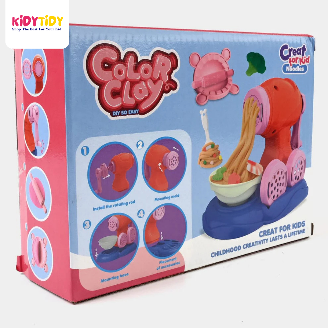 Sensory Play Clay Kitchen Set - Noodle & Dumpling Creative Craft Kit