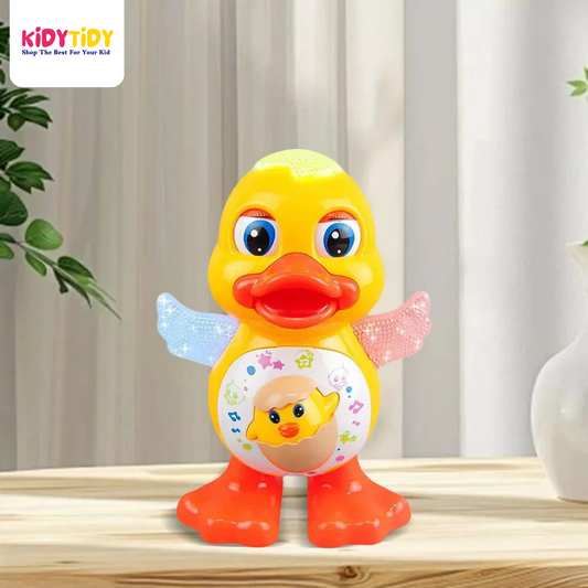 Musical dancing duck toy