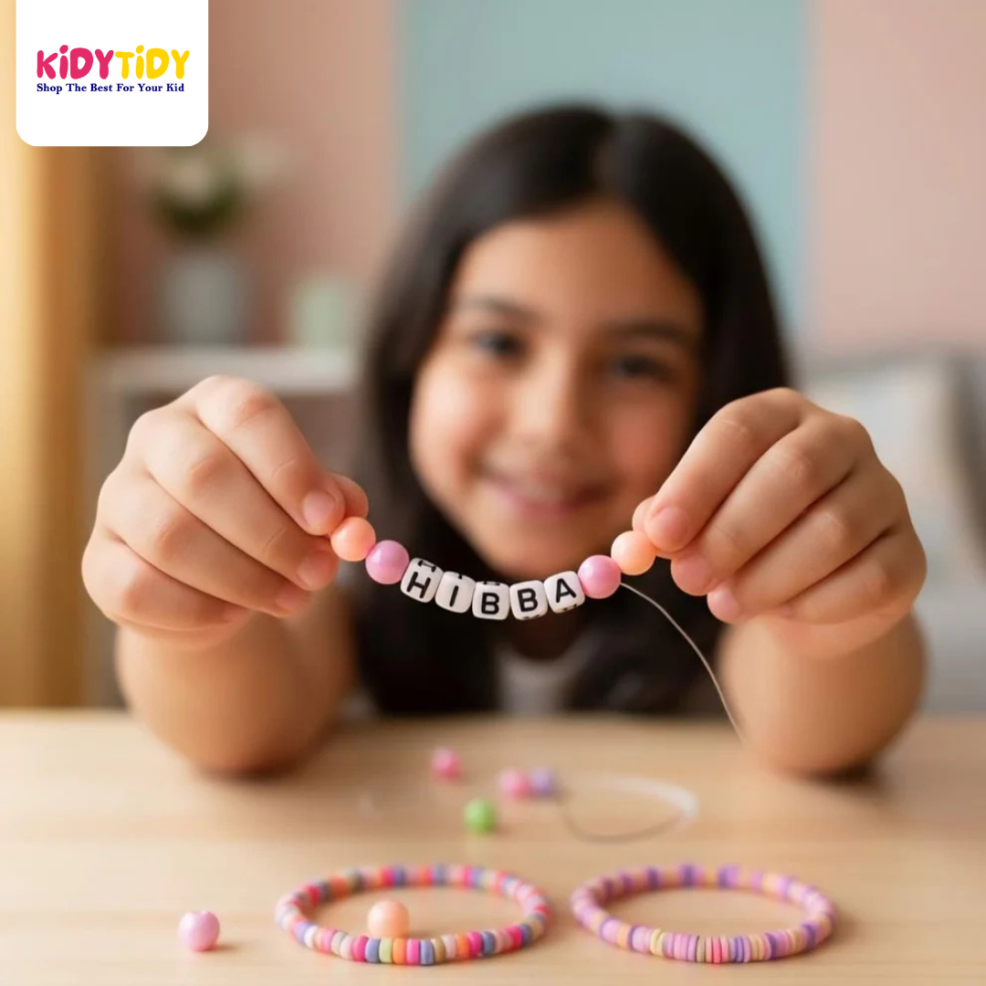 Colorful Alphabet & Crystal Bead Set