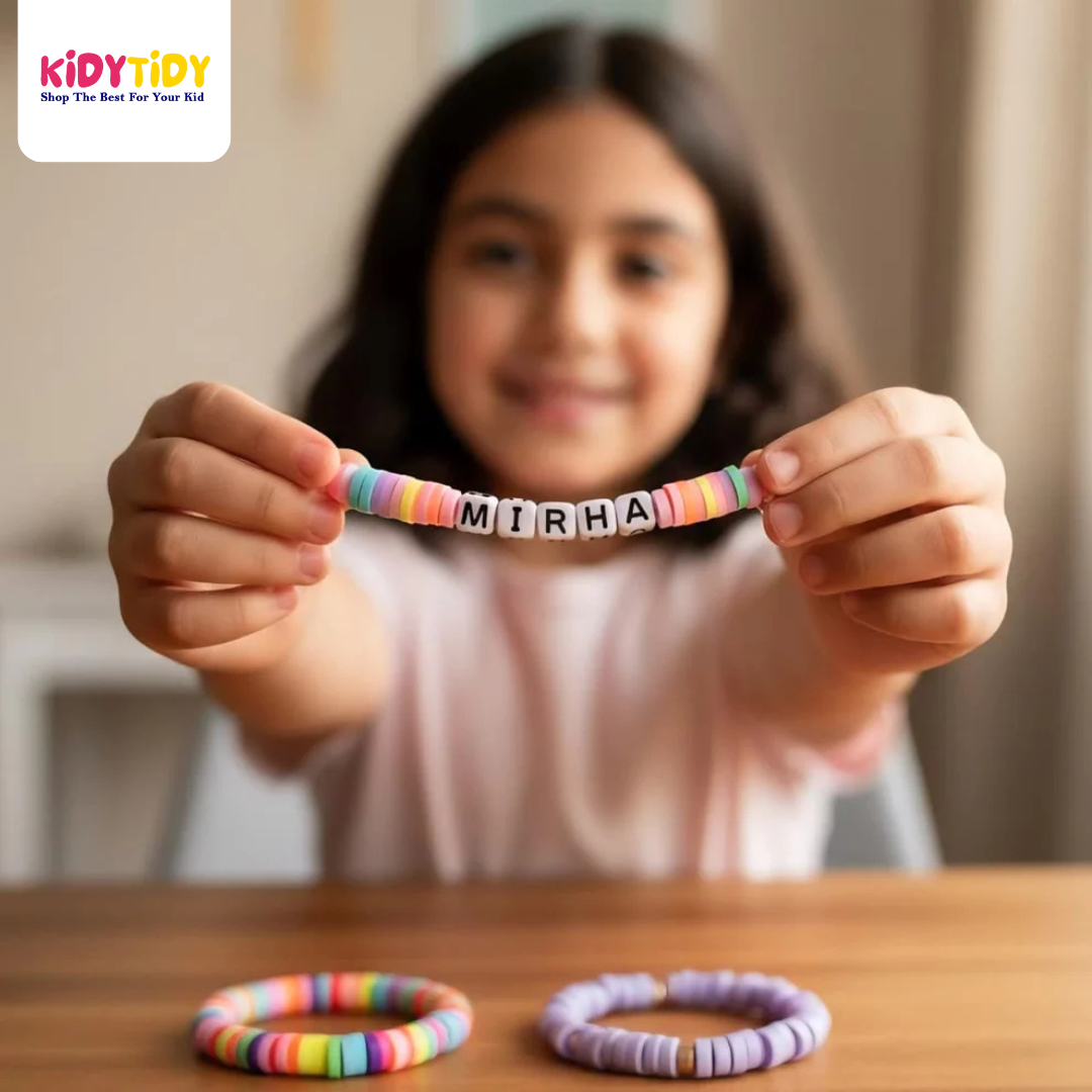 Colorful Alphabet & Crystal Bead Set