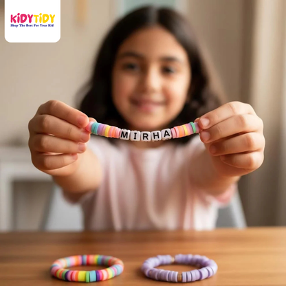 Colorful Alphabet & Crystal Bead Set