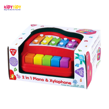🎵 2-in-1 Piano & Xylophone – Fun Musical Learning for Kids!