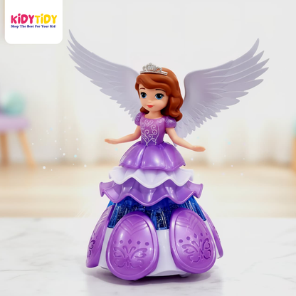 Twinkle Spin Princess – Rotating Light-Up Angel Doll