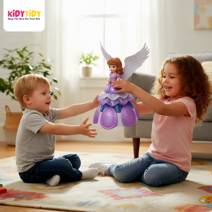 Twinkle Spin Princess – Rotating Light-Up Angel Doll