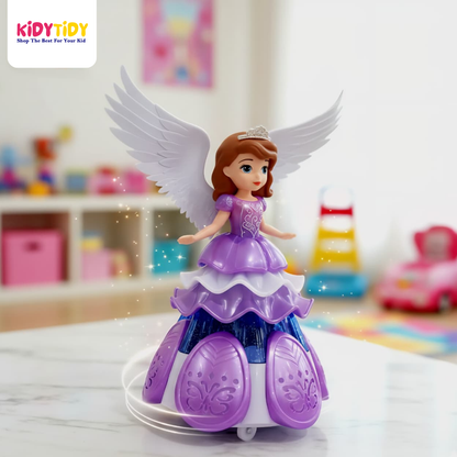 Twinkle Spin Princess – Rotating Light-Up Angel Doll