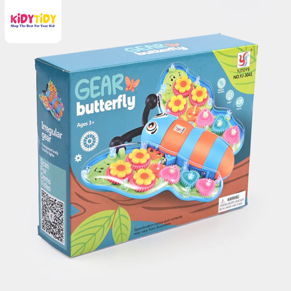 Gear Butterfly – Musical & Light-Up Educational Toy 🦋
