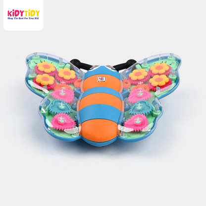 Gear Butterfly – Musical & Light-Up Educational Toy 🦋