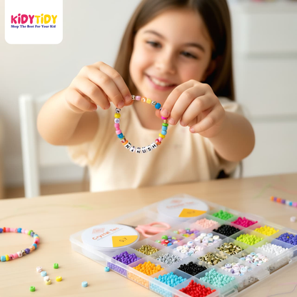 Colorful Alphabet & Crystal Bead Set