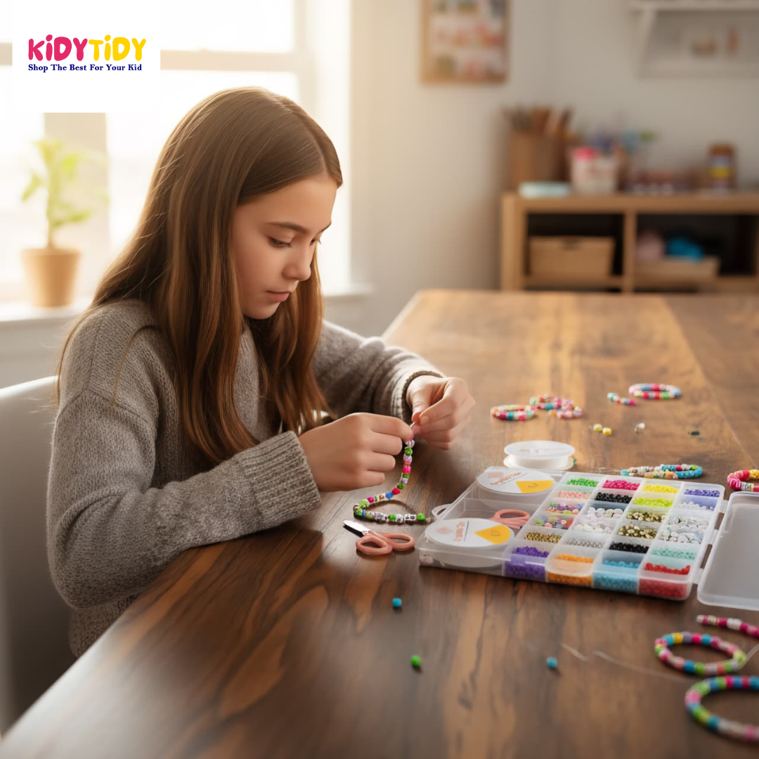 Colorful Alphabet & Crystal Bead Set