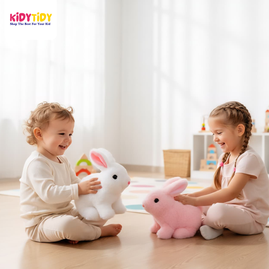 BunnyHop Buddies – Walking & Dancing Plush Rabbits