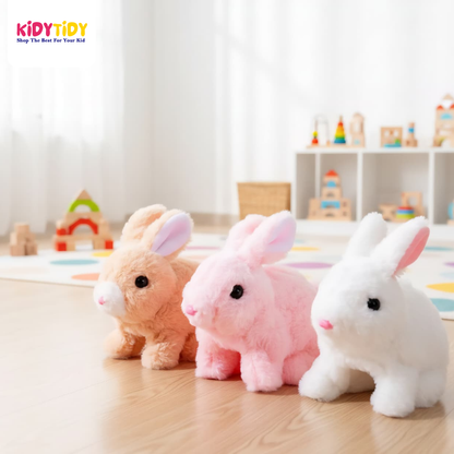BunnyHop Buddies – Walking & Dancing Plush Rabbits