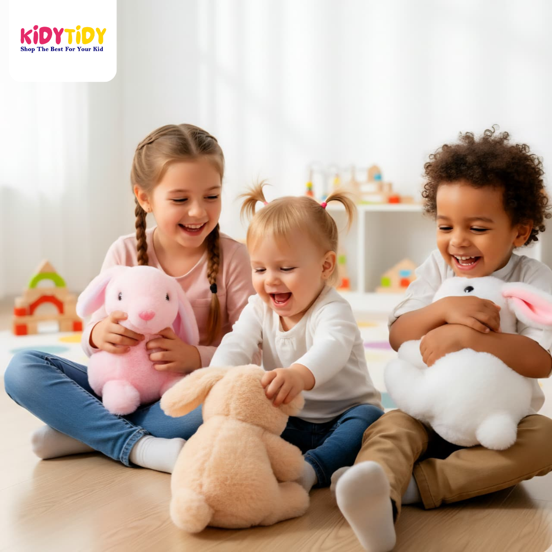 BunnyHop Buddies – Walking & Dancing Plush Rabbits