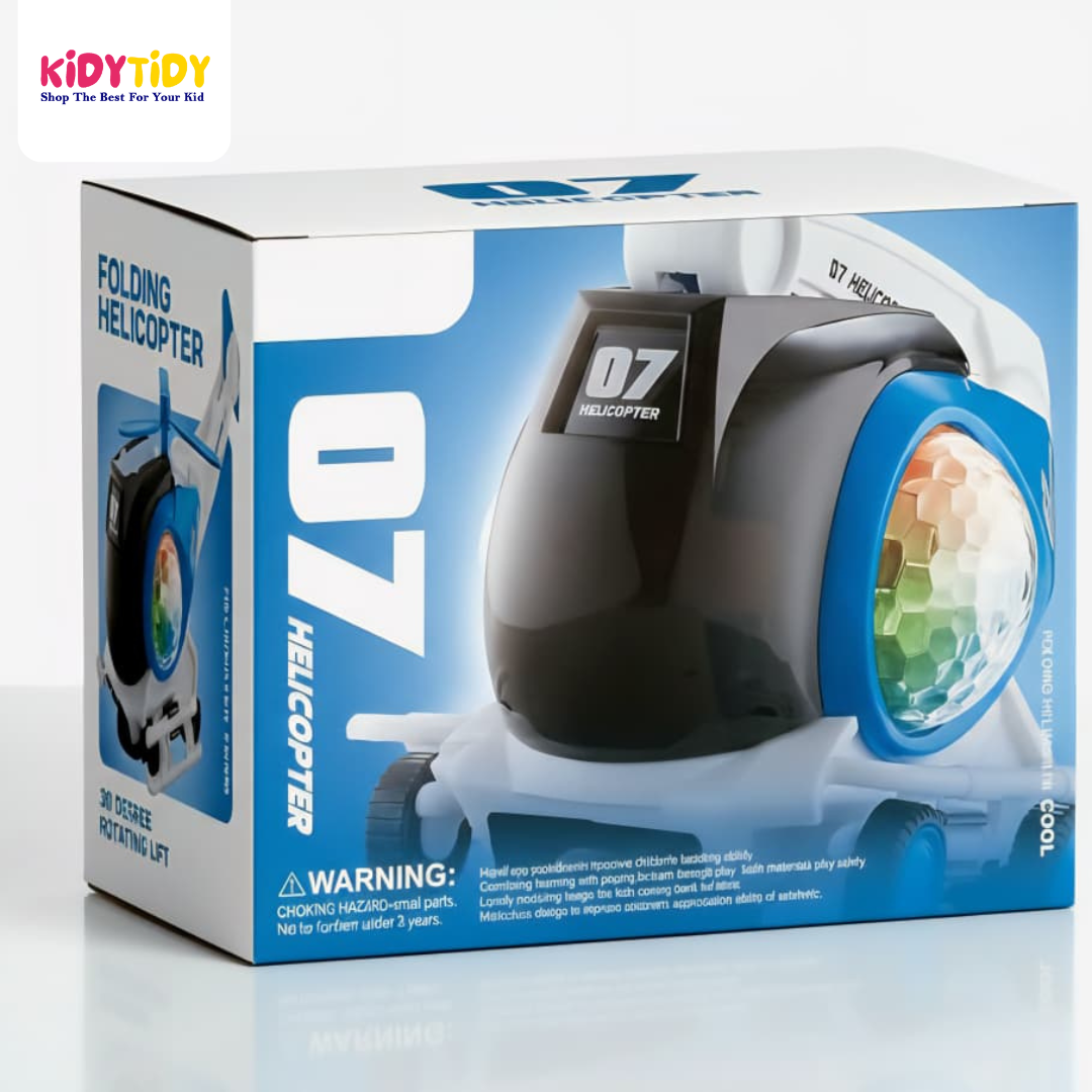 MUNDUS 07 Kid's Electric Helicopter: 360° Rotating Drive