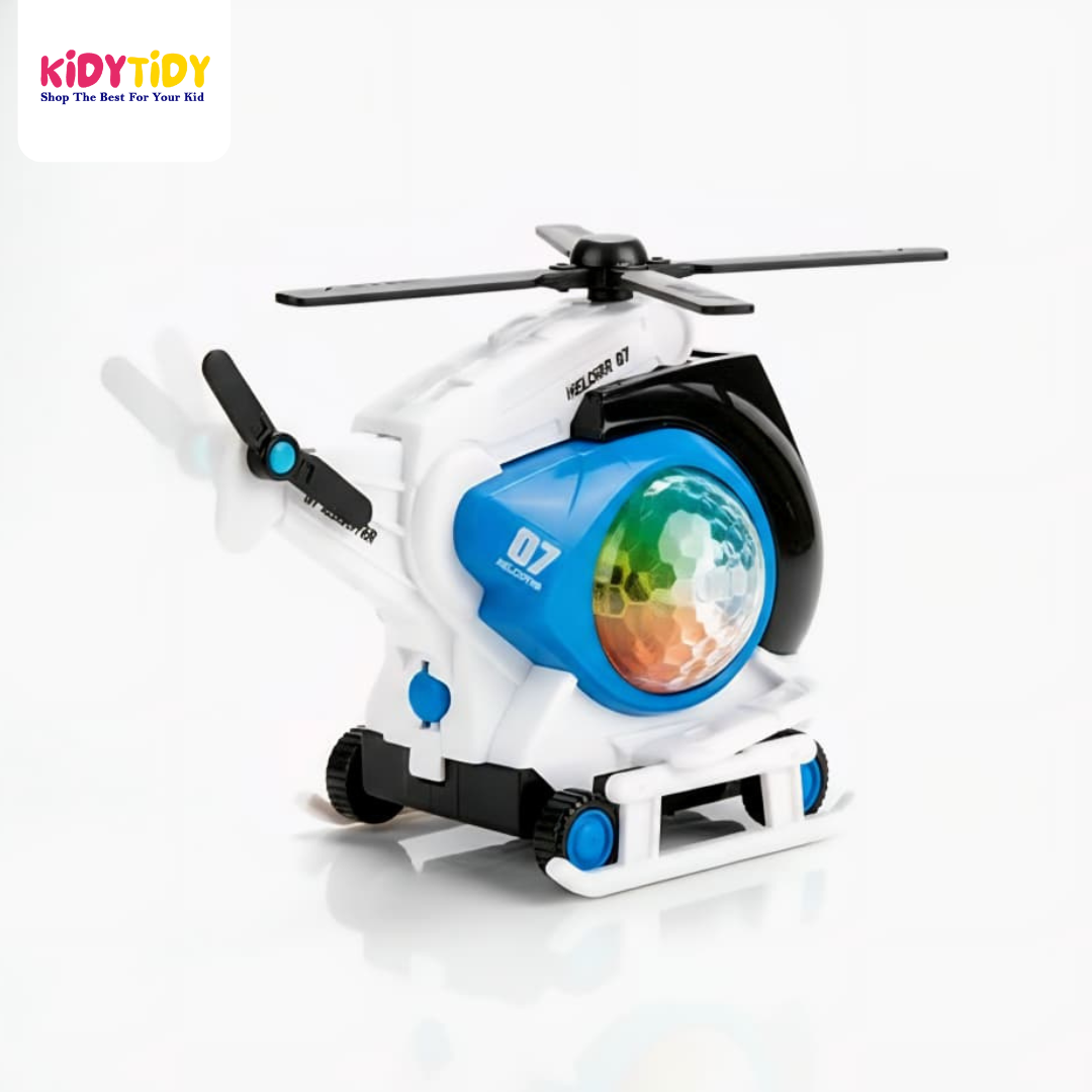 MUNDUS 07 Kid's Electric Helicopter: 360° Rotating Drive