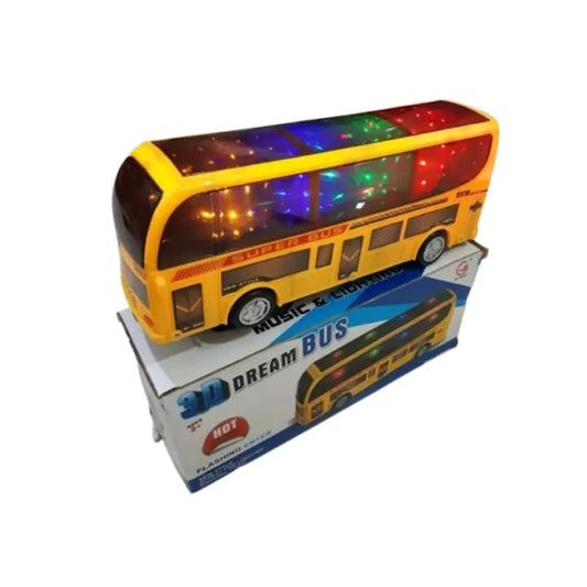 3D Dream Bus Toy – With Lights, Music & Bump-and-Go Action