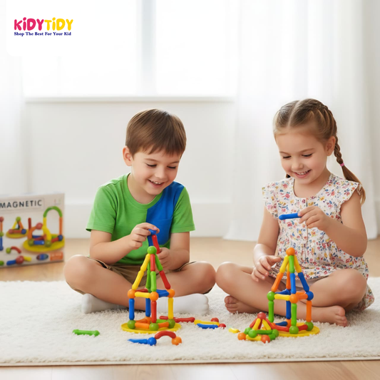 Magnetic Building Sticks – 25 Pcs Educational Construction Set