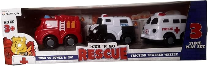 MiniRescue Wheels – Emergency Vehicle Toy Set
