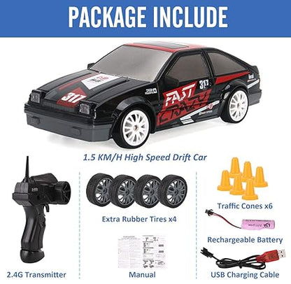 High Speed 2.4GHz RC Drift Car Toy