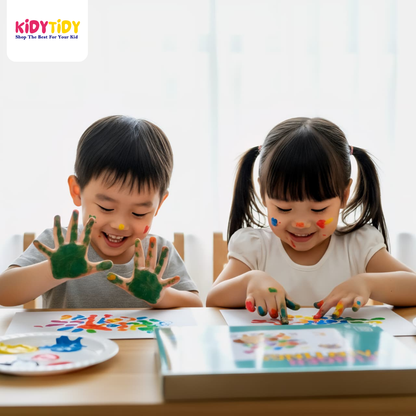 DIY Finger Painting Kit for Kids – 12 Color Set