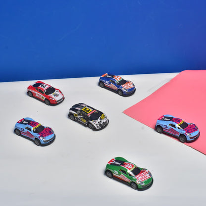 Speed Racing Mini Car Set – Pack of 6 Die-Cast Metal Cars for Kids