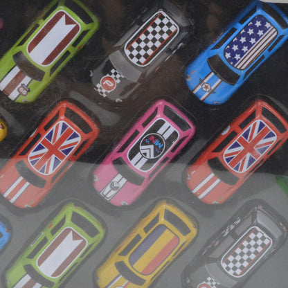 Mini Die-Cast Pull Back Cars – Set of 12 Colorful Racing Vehicles for Kids