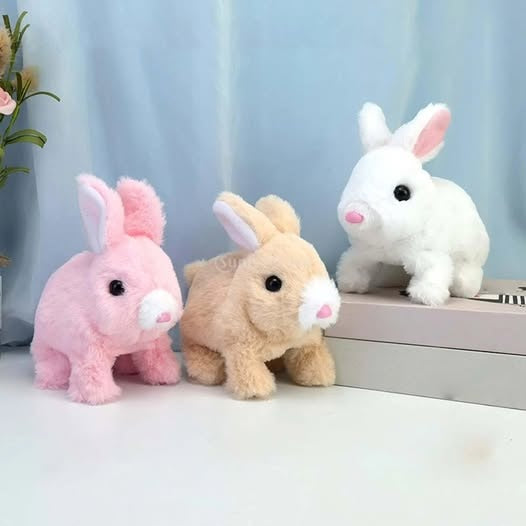 BunnyHop Buddies – Walking & Dancing Plush Rabbits