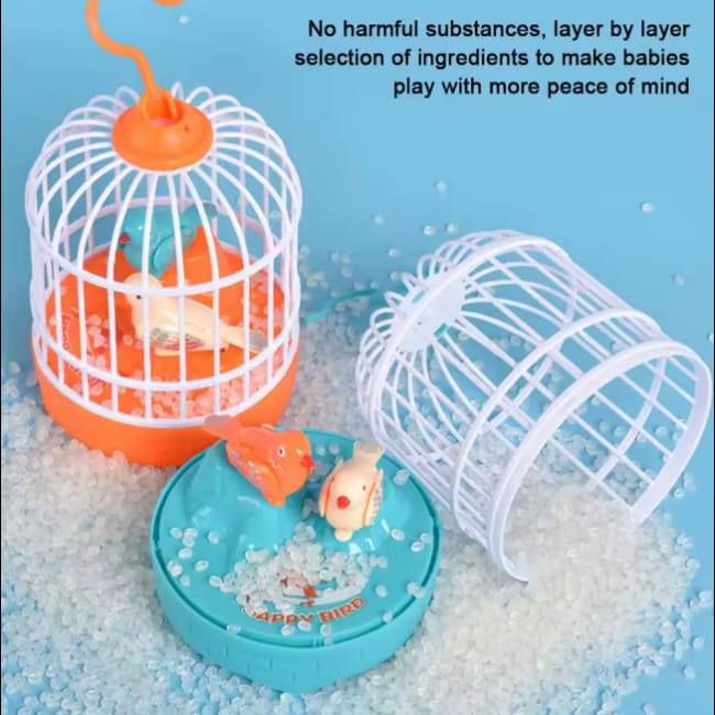 Musical light Bird cage with 2 birds beautiful toy for children’s