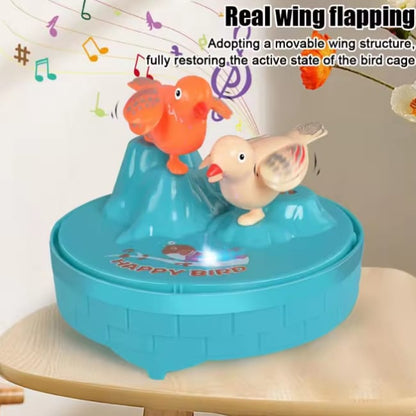 Musical light Bird cage with 2 birds beautiful toy for children’s