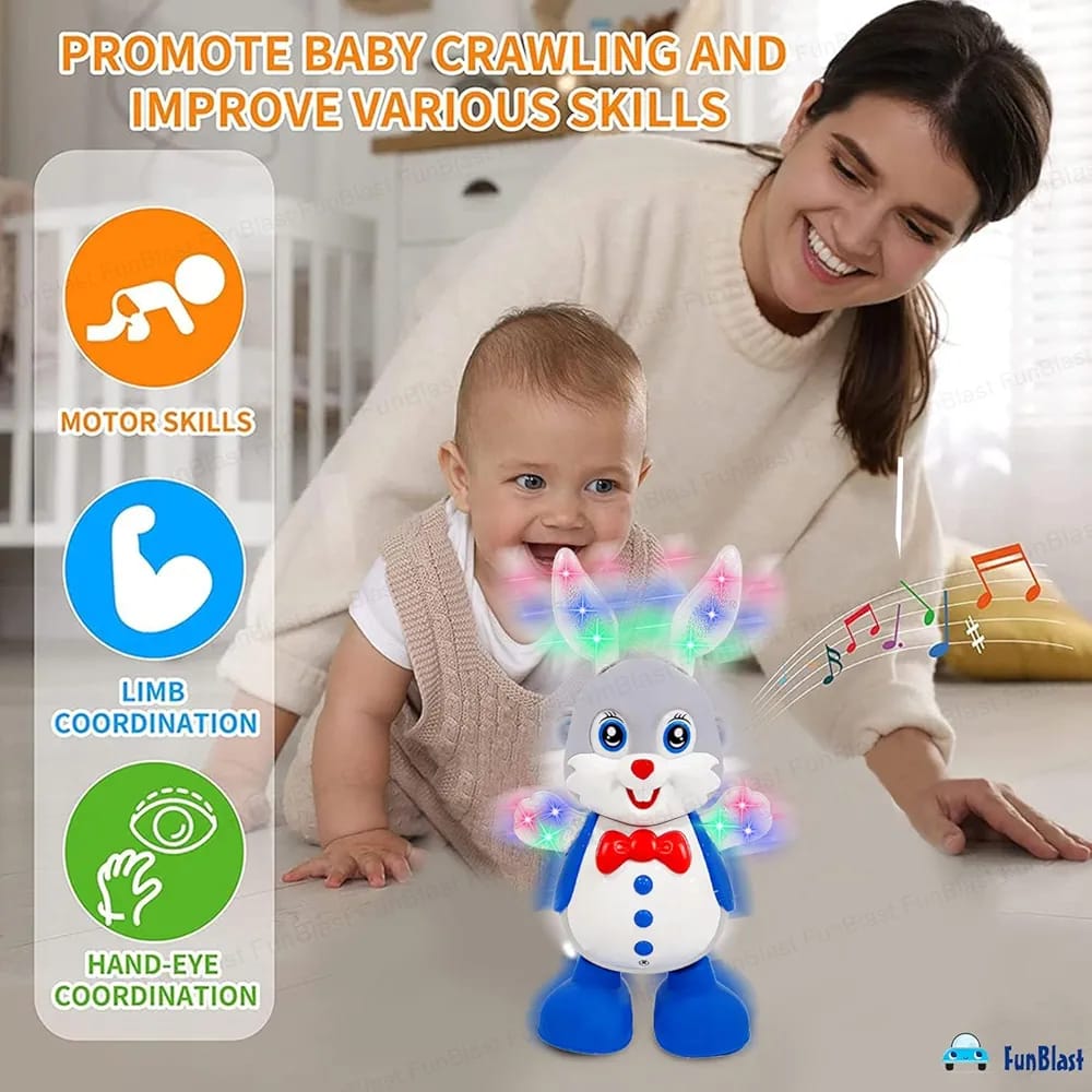 Dancing Rabbit Toy with Lights & Music – Interactive Fun for Kids