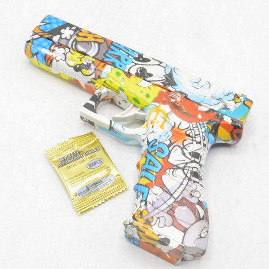 Large Size Graffiti Glock Toy Gun