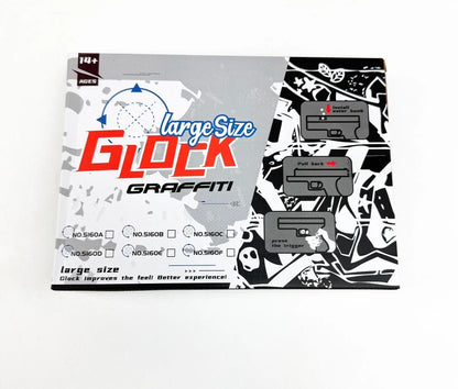 Large Size Graffiti Glock Toy Gun