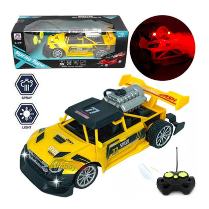 Spray Racing High-Speed Car – Extreme RC Fun in 1:18 Scale!