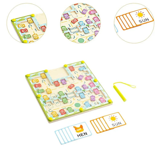 Magnetic Alphabet Learning Board for Kids