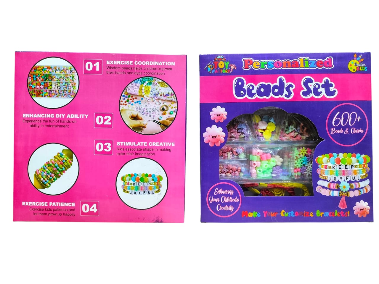 Personalized Beads Set – 600+ Beads & Charms