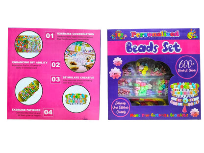 Personalized Beads Set – 600+ Beads & Charms