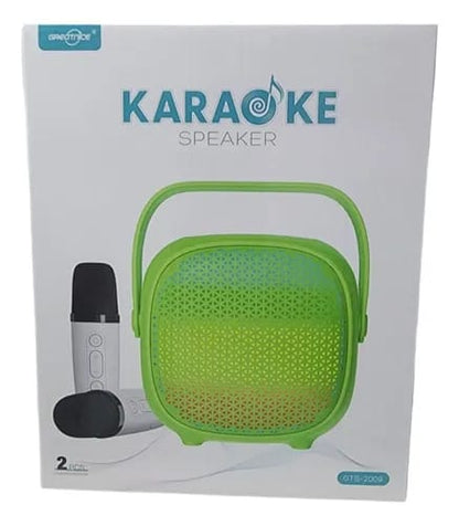 Portable Karaoke Speaker with Dual Wireless Microphones