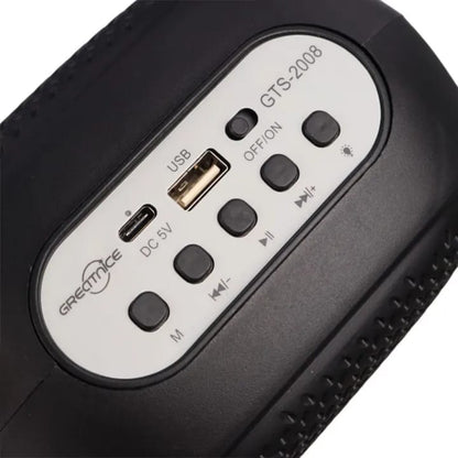 Portable Karaoke Speaker with Wireless Microphone