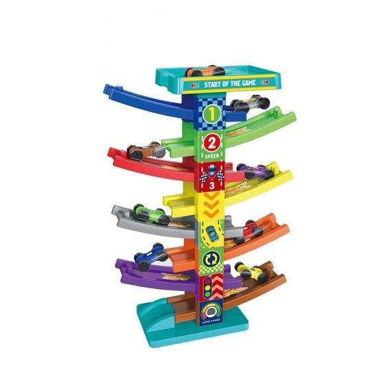 DIY Ramp Racing Track Set - Thrilling Car Adventures for Little Ones!