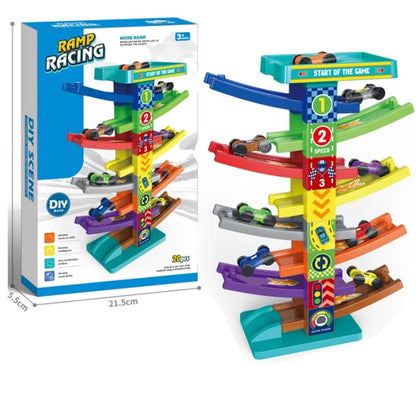 DIY Ramp Racing Track Set - Thrilling Car Adventures for Little Ones!