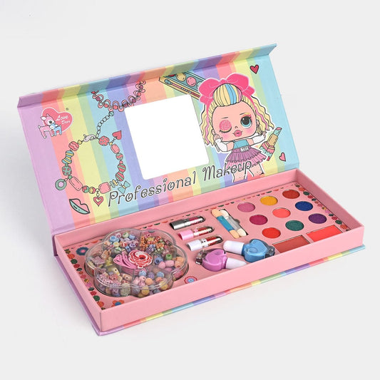 Kids' Deluxe Rainbow Vanity & DIY Jewelry Set