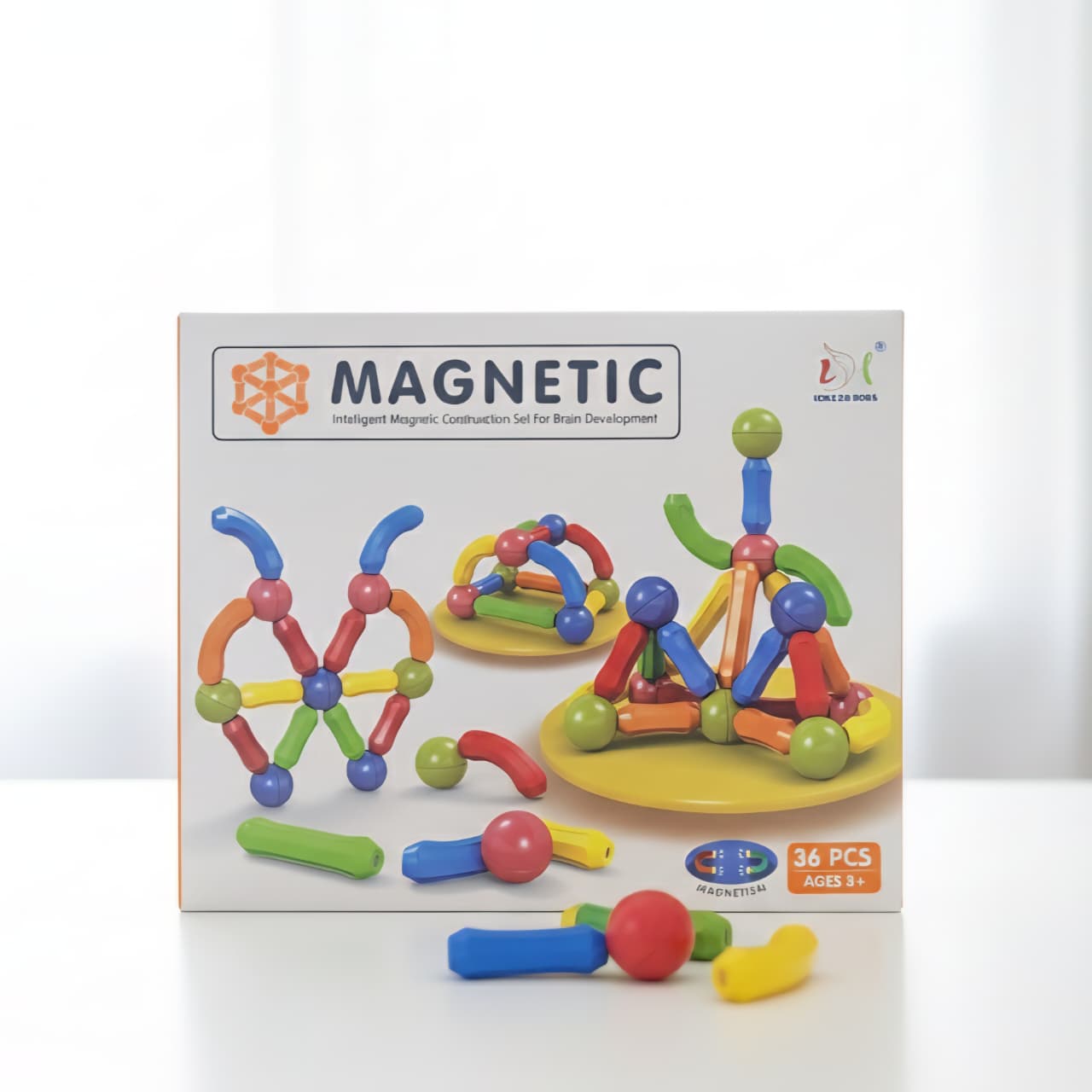 Magnetic Building Set – 36 Pieces Educational Construction Toy