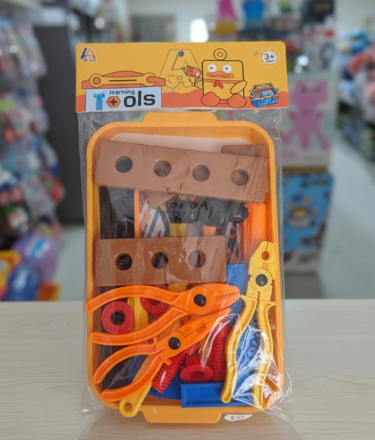 Kids Learning Tools Play Set – Construction Tool Kit for Boys & Girls