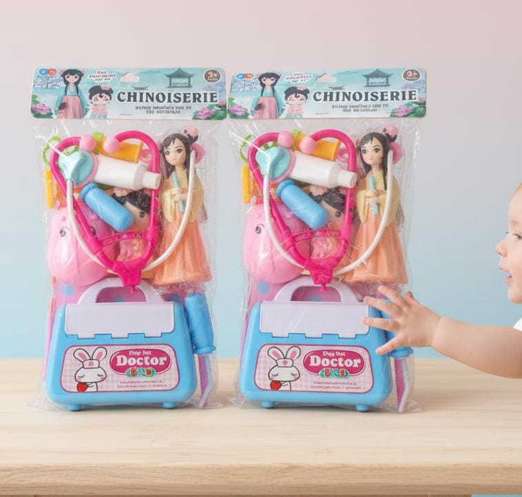 Doctor Play Set with Doll – Kids Medical Toy Kit