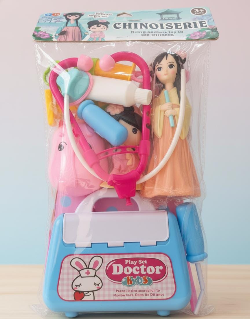 Doctor Play Set with Doll – Kids Medical Toy Kit