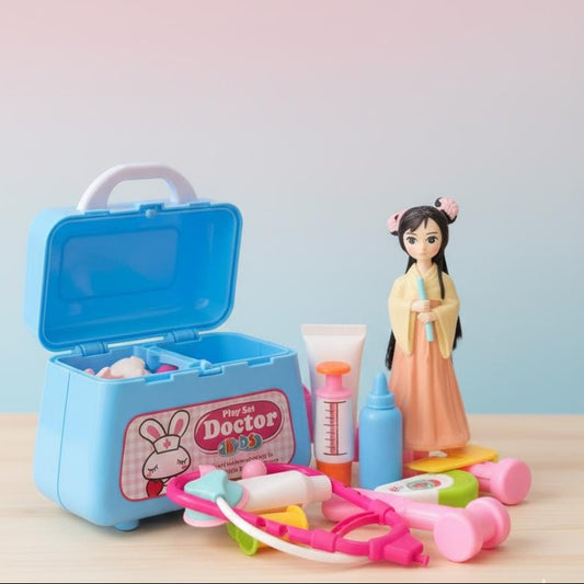 Doctor Play Set with Doll – Kids Medical Toy Kit