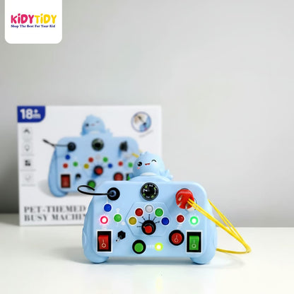 Dinosaur Busy Board Machine - Sensory Learning Toy 🦕