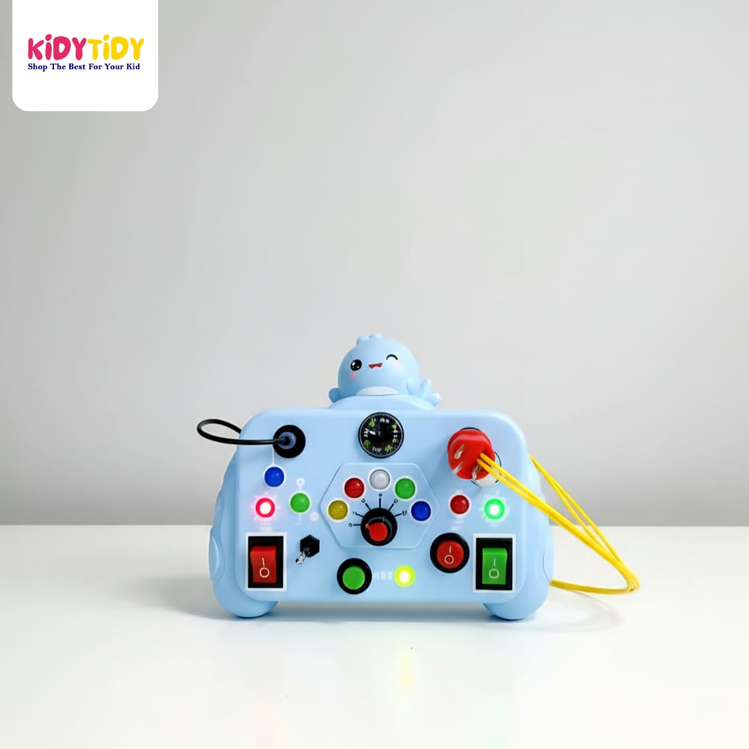 Dinosaur Busy Board Machine - Sensory Learning Toy 🦕